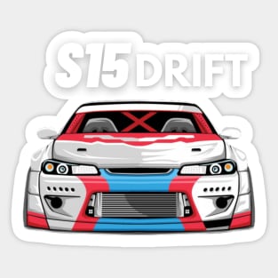 S15 drift Sticker
